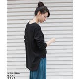 ラウンドヘム サイドスリット ロングTシャツ | atONE | 詳細画像11