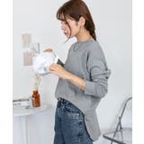 【レイヤードにもオススメ】ラウンドヘム サイドスリット ロングTシャツ | atONE | 詳細画像53 