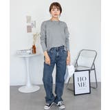 【レイヤードにもオススメ】ラウンドヘム サイドスリット ロングTシャツ | atONE | 詳細画像54 