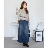 【レイヤードにもオススメ】ラウンドヘム サイドスリット ロングTシャツ | atONE | 詳細画像57 