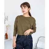 【レイヤードにもオススメ】ラウンドヘム サイドスリット ロングTシャツ | atONE | 詳細画像58 
