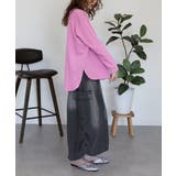 【レイヤードにもオススメ】ラウンドヘム サイドスリット ロングTシャツ | atONE | 詳細画像12 