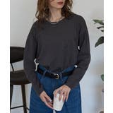 【レイヤードにもオススメ】ラウンドヘム サイドスリット ロングTシャツ | atONE | 詳細画像15 