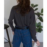 【レイヤードにもオススメ】ラウンドヘム サイドスリット ロングTシャツ | atONE | 詳細画像17 
