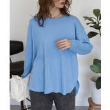 【レイヤードにもオススメ】ラウンドヘム サイドスリット ロングTシャツ | atONE | 詳細画像31 