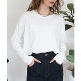 【レイヤードにもオススメ】ラウンドヘム サイドスリット ロングTシャツ | atONE | 詳細画像35 