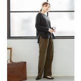 ラウンドヘム サイドスリット ロングTシャツ | atONE | 詳細画像23 