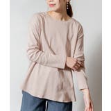 ラウンドヘム サイドスリット ロングTシャツ | atONE | 詳細画像42