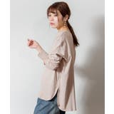 ラウンドヘム サイドスリット ロングTシャツ | atONE | 詳細画像43