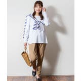 ラウンドヘム サイドスリット ロングTシャツ | atONE | 詳細画像49