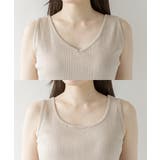 2WAYランダムリブタンクトップ | atONE | 詳細画像35