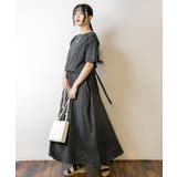 バックオープンカシュクールカットワンピース | atONE | 詳細画像14 