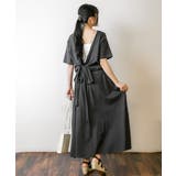 バックオープンカシュクールカットワンピース | atONE | 詳細画像17 