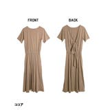 バックオープンカシュクールカットワンピース | atONE | 詳細画像5 