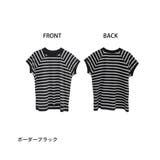 モックネックフレンチスリーブTシャツ | atONE | 詳細画像11