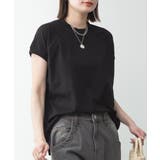 モックネックフレンチスリーブTシャツ | atONE | 詳細画像15