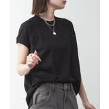 モックネックフレンチスリーブTシャツ | atONE | 詳細画像17