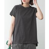 モックネックフレンチスリーブTシャツ | atONE | 詳細画像25