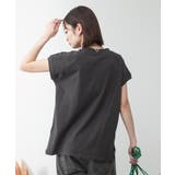モックネックフレンチスリーブTシャツ | atONE | 詳細画像31