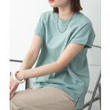 モックネックフレンチスリーブTシャツ | atONE | 詳細画像37