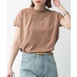 モックネックフレンチスリーブTシャツ | atONE | 詳細画像46