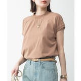 モックネックフレンチスリーブTシャツ | atONE | 詳細画像47