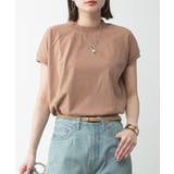 モックネックフレンチスリーブTシャツ | atONE | 詳細画像48