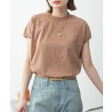 モックネックフレンチスリーブTシャツ | atONE | 詳細画像49