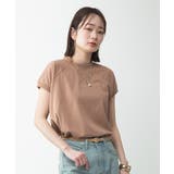モックネックフレンチスリーブTシャツ | atONE | 詳細画像50