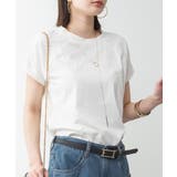 モックネックフレンチスリーブTシャツ | atONE | 詳細画像59