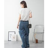 モックネックフレンチスリーブTシャツ | atONE | 詳細画像67