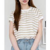 モックネックフレンチスリーブTシャツ | atONE | 詳細画像89