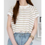 モックネックフレンチスリーブTシャツ | atONE | 詳細画像90
