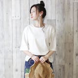 ラウンドヘム オーバーサイズ Tシャツ | atONE | 詳細画像21 