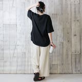 ラウンドヘム オーバーサイズ Tシャツ | atONE | 詳細画像26 