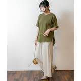 ラウンドヘム オーバーサイズ Tシャツ | atONE | 詳細画像10 