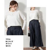 ワッフルカットソー テールヘム サイドスリット プルオーバー | atONE | 詳細画像8