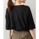オーバーサイズやわらかコットンTシャツ | atONE | 詳細画像12