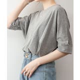 オーバーサイズやわらかコットンTシャツ | atONE | 詳細画像25