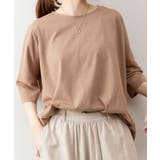 オーバーサイズやわらかコットンTシャツ | atONE | 詳細画像31