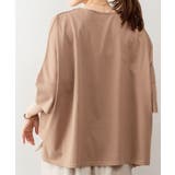 オーバーサイズやわらかコットンTシャツ | atONE | 詳細画像33