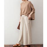 オーバーサイズやわらかコットンTシャツ | atONE | 詳細画像35