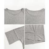 オーバーサイズやわらかコットンTシャツ | atONE | 詳細画像49