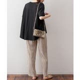 脇タックVネック半袖カットソー | atONE | 詳細画像12