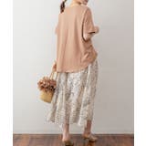 脇タックVネック半袖カットソー | atONE | 詳細画像19