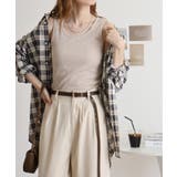 コットンリブタンクトップ | atONE | 詳細画像12 