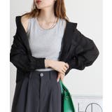 杢グレー | コットンリブタンクトップ | atONE