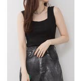 ランダムリブブラ紐隠しタンクトップ | atONE | 詳細画像1 