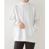 ハイネックリブ裏毛パーカー | atONE | 詳細画像10