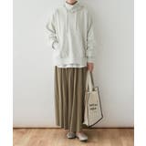 ハイネックリブ裏毛パーカー | atONE | 詳細画像12